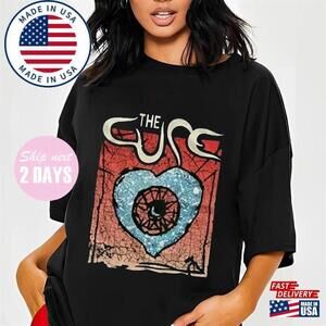 1992 The Cure Wish Tour T-Shirt Rock Band Tee 90S Classic